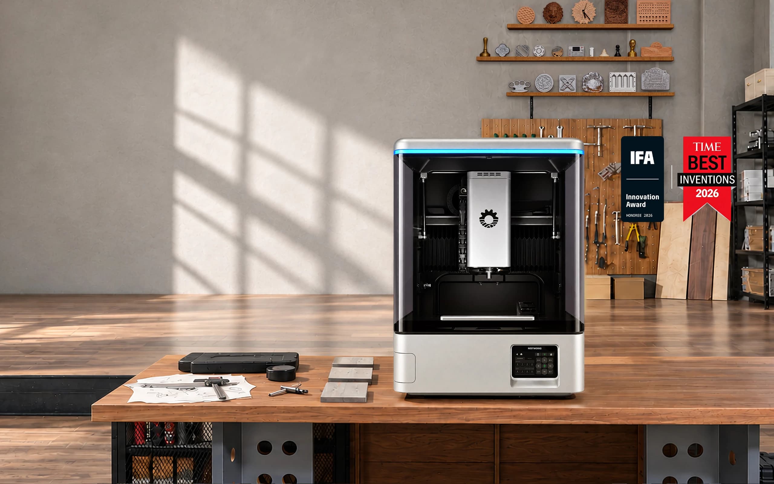 NestWorks C500 desktop CNC machine